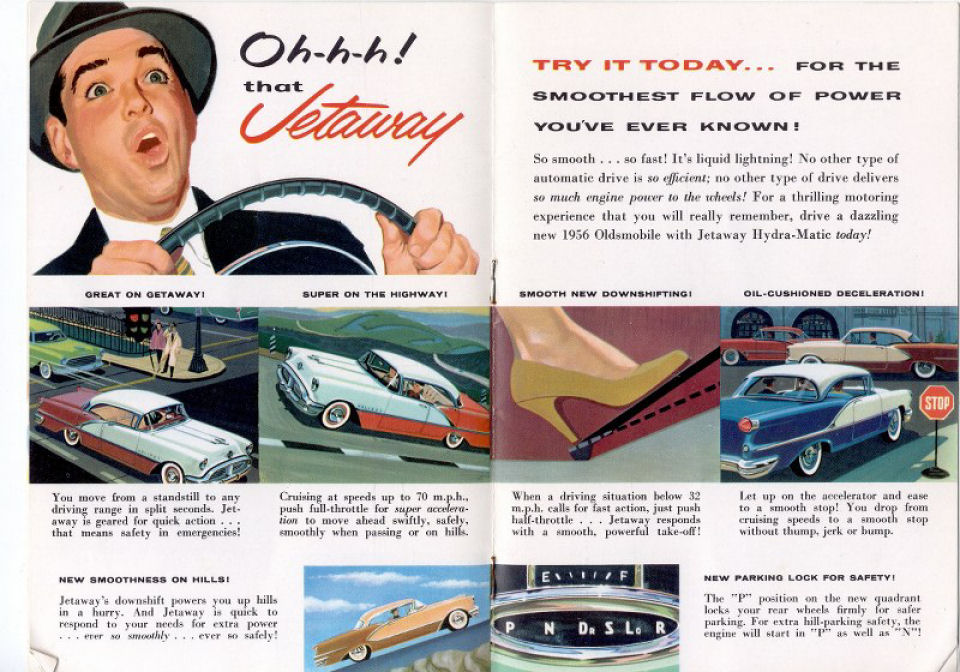 1956 Oldsmobile Jetaway Hydra-Matic Brochure Page 3